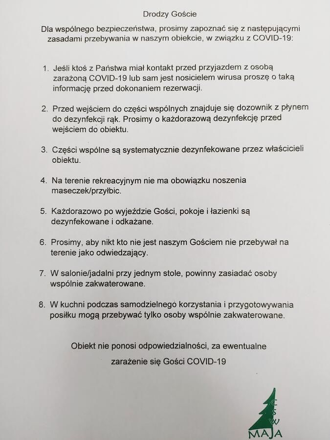 Проживание в семье MaJa pokoje gościnne Лёндек-Здруй-12